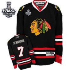 Brent Seabrook Jersey 7 Authentic Black Man With 2013 Stanley Cup Finals Brent Seabrook Jersey 7 Authentic Black Man With 2013 Stanley Cup Finals