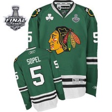 Brent Sopel Jersey 5 Authentic Green Man With 2013 Stanley Cup Finals Brent Sopel Jersey 5 Authentic Green Man With 2013 Stanley Cup Finals