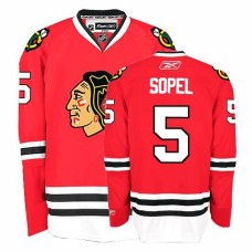 Brent Sopel Jersey 5 Authentic Red Home Man Brent Sopel Jersey 5 Authentic Red Home Man