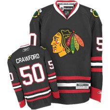 Corey Crawford Jersey 50 Black Premier Corey Crawford Jersey 50 Black Premier