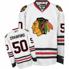 Corey Crawford Jersey 50 White Premier Corey Crawford Jersey 50 White Premier