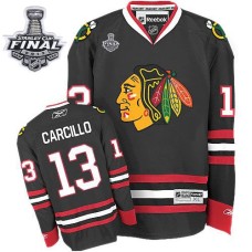 Dan Carcillo Jersey 13 Black Authentic With 2013 Stanley Cup Finals Dan Carcillo Jersey 13 Black Authentic With 2013 Stanley Cup Finals