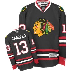 Dan Carcillo Jersey 13 Black Premier Dan Carcillo Jersey 13 Black Premier