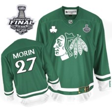 Jeremy Morin Jersey 27 Authentic Green St Pattys Day Man With 2013 Stanley Cup Finals Jeremy Morin Jersey 27 Authentic Green St Pattys Day Man With 2013 Stanley Cup Finals
