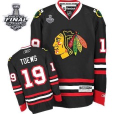 Jonathan Toews Jersey 19 Authentic Black Man With 2013 Stanley Cup Finals Jonathan Toews Jersey 19 Authentic Black Man With 2013 Stanley Cup Finals