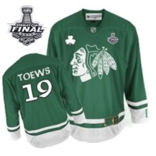 Jonathan Toews Jersey 19 Authentic Green St Pattys Day With 2013 Stanley Cup Finals Jonathan Toews Jersey 19 Authentic Green St Pattys Day With 2013 Stanley Cup Finals