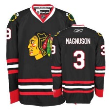 Keith Magnuson Jersey 3 Authentic Black Man Keith Magnuson Jersey 3 Authentic Black Man