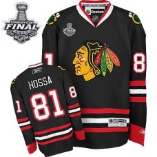 Marian Hossa Jersey 81 Authentic Black Man With 2013 Stanley Cup Finals Marian Hossa Jersey 81 Authentic Black Man With 2013 Stanley Cup Finals