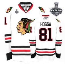 Marian Hossa Jersey 81 Authentic White Man With 2013 Stanley Cup Finals Marian Hossa Jersey 81 Authentic White Man With 2013 Stanley Cup Finals
