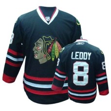 Nick Leddy Jersey 8 Black Premier Nick Leddy Jersey 8 Black Premier