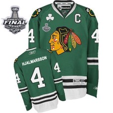 Niklas Hjalmarsson Jersey 4 Green Premier With 2013 Stanley Cup Finals