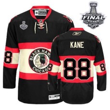 Patrick Kane Jersey 88 Authentic Green Man With 2013 Stanley Cup Finals