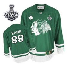 Patrick Kane Jersey 88 Authentic Green St Pattys Day With 2013 Stanley Cup Finals