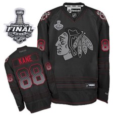 Patrick Kane Jersey 88 Black Accelerator Authentic With 2013 Stanley Cup Finals