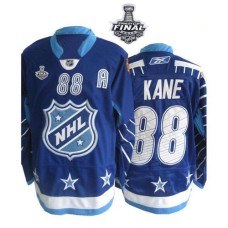 Patrick Kane Jersey 88 Premier Blue With 2013 Stanley Cup Finals