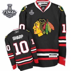 Patrick Sharp Jersey Youth 10 Premier Black With 2013 Stanley Cup Finals Patrick Sharp Jersey Youth 10 Premier Black With 2013 Stanley Cup Finals