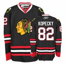 Tomas Kopecky Jersey 82 Authentic Black Man