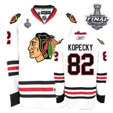 Tomas Kopecky Jersey 82 Authentic White Man With 2013 Stanley Cup Finals