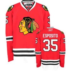 Tony Esposito Jersey 35 Authentic Red Home Man