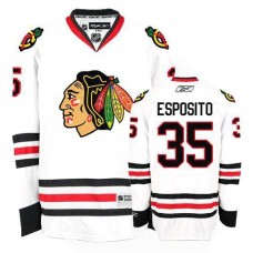 Tony Esposito Jersey 35 Authentic White Man