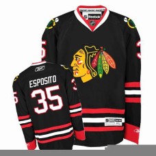Tony Esposito Jersey 35 Premier Black Man
