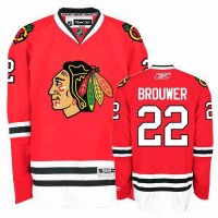 Troy Brouwer Jersey 22 Authentic Red Home Man